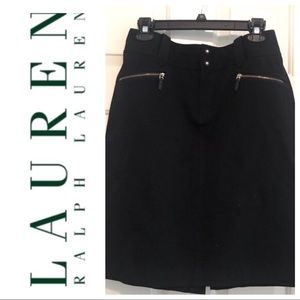 Lauren Ralph Lauren Black Skirt. Size 8